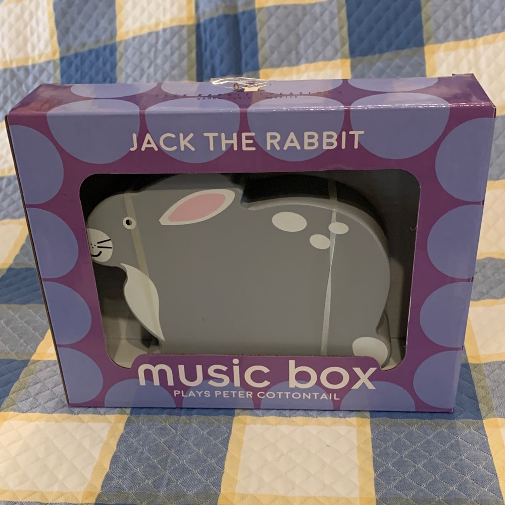 Jack the Rabbit Bunny Music Box Jack Rabbit Creations - Picture 2 of 4